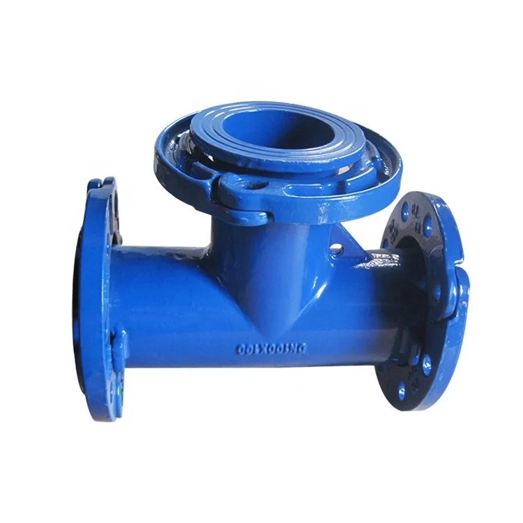 Ductile Iron Double Loosing Flanged Pipe Fittings For PVC Pipes