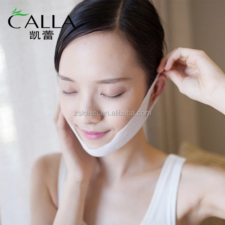 
Korea V Neck Chin Up Tightening Double Chin Reducer Patch V Line Firming Face Mask OEM 
