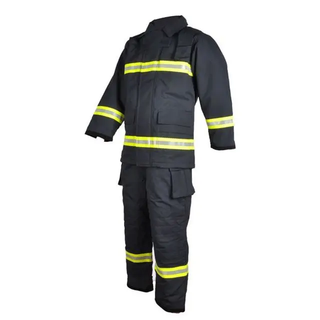 
OEM Service Protective Clothing Used In Oil and Gas EN11611 Fire Fighting Suit 