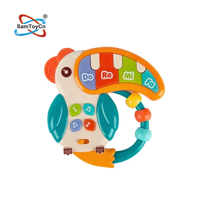Игрушка Samtoy музыкальный инструмент развивающая мультяшная история прорезыватель погремушка орган фортепиано клавиатура детские игрушки для малышей