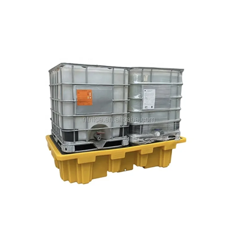 Промышленный безопасный двойной поддон для защиты от разливов