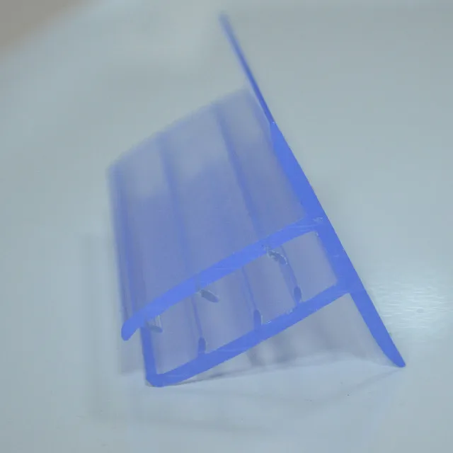 plastic pvc extrusion T shape fast-frip for supermarket shelf