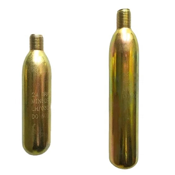 
33g,35g,38g gas Metal Tank Co2 Gas Cartridge CO2 Cylinder for Airbag Vest Life Vest 