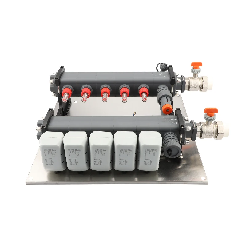 High Quality Hydraulic Plastic Manifolds for Water Circulation Heating Equipment Preferred Manufacturers Floor Heating Systems