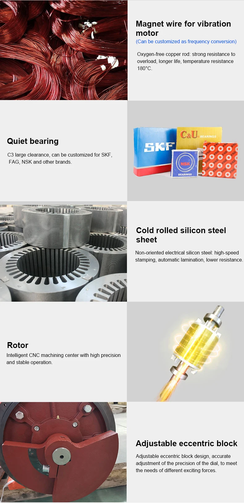 Yutong new YZS-1.5-2 electricity three phase alternating-current vibration motor