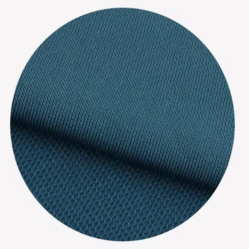 2024 High quality Plain Dyed Guaranteed Quality 96% Polyester 4% Spandex Air Layer Pique Fabric For Garment
