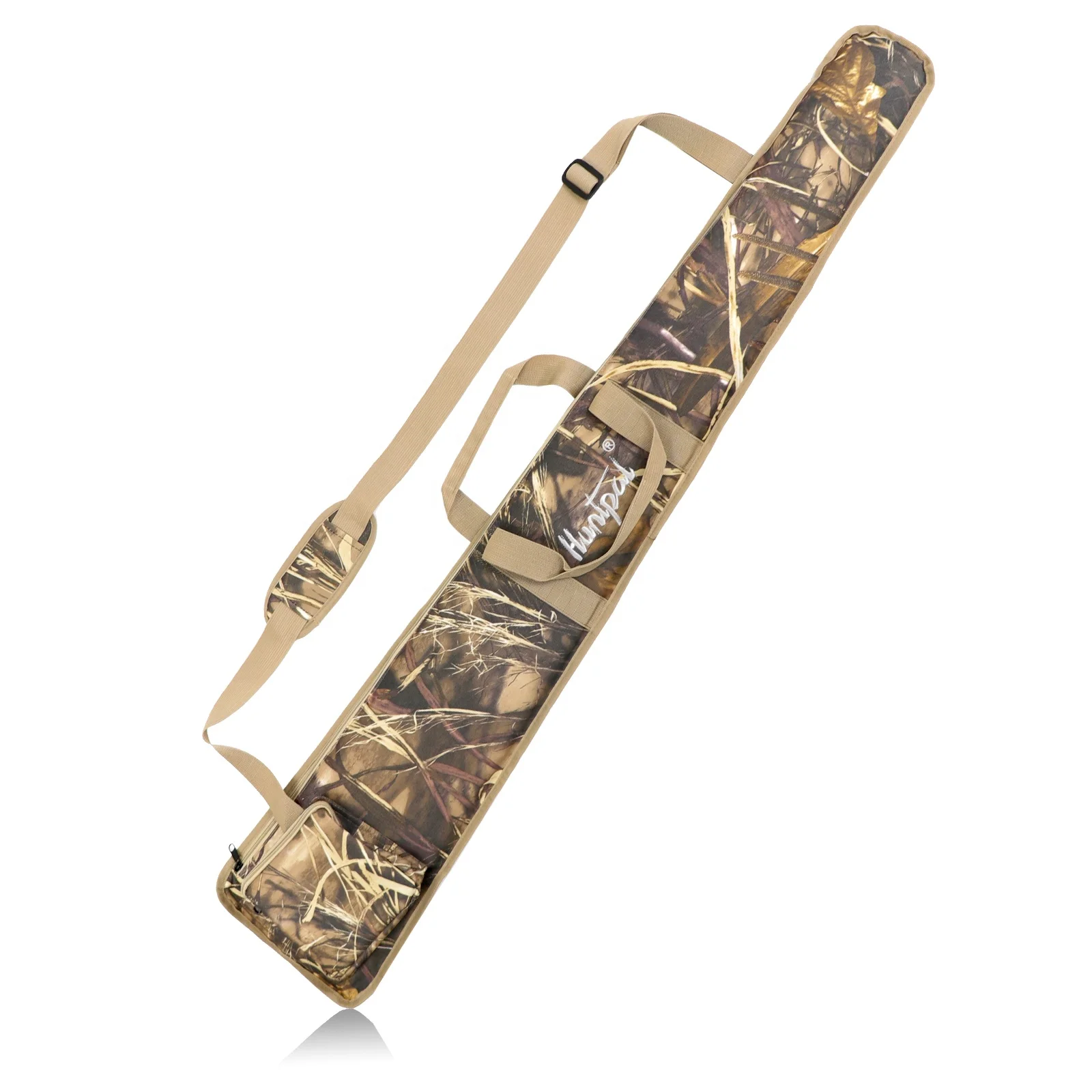 Soft Case Carrying Waterproof Adjustable Camouflage Bag with Portable Handle and Shoulder Strap for Hunting