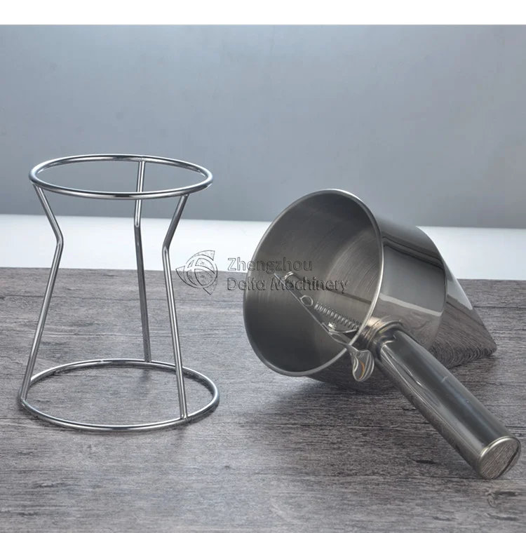 Food Gradetaiyaki Taikoyaki Pancake Waffle Cake Batter Disperser Pancake Octopus Ball Funnel With Stand For Sale
