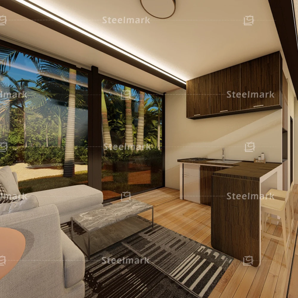 Prefab Container House Luxury  Room  Office Luxurious  Tiny House with Kitchen and Bathroom