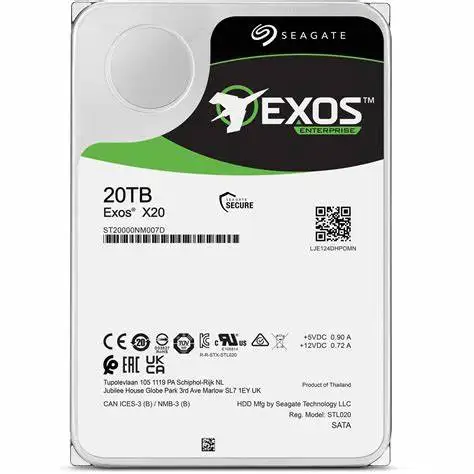 For original fast shipping Seagate Exos X20 ST20000NM007D 20TB SATA 6G 7.2K 3.5 inch hard disk drive for server SED