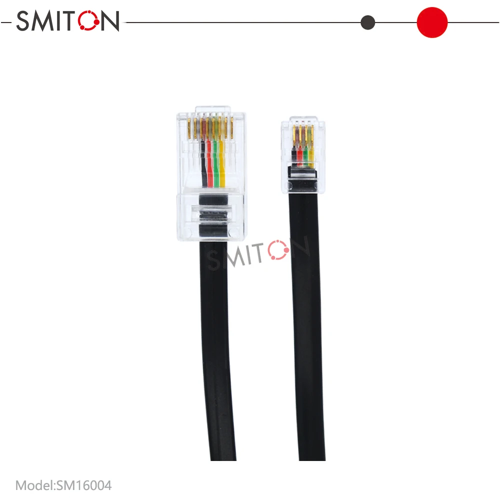 4P4C - 8P4C Modular Telephone Extension Cord