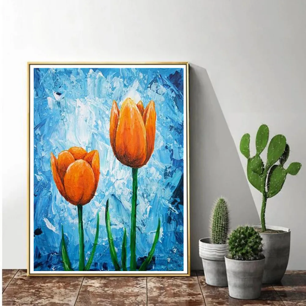 Customize DIY Full Drill Rhinestone Diamond Painting Kit Personalize Flower 5D Drill Diamond Painting