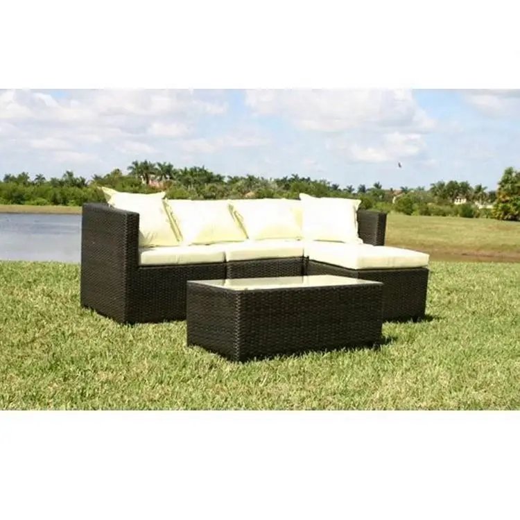 Luxury Outdoor Garden Rattan Furniture Set Manufacturers Garden Furniture Rattan Sofa