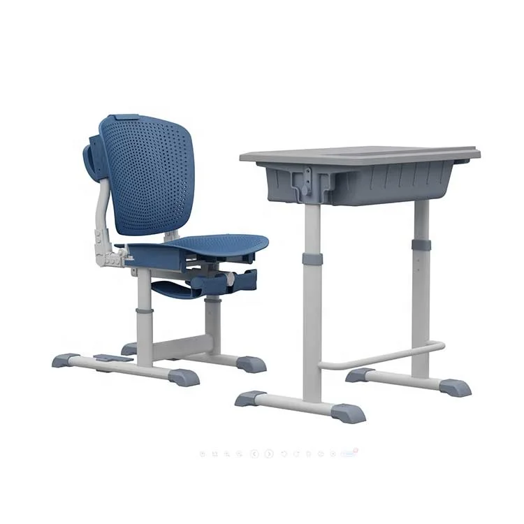 Nap Desks And Chair Student FurnitureStudent PP Plastic Desk Tables And Chairs Are Adjustable In Height