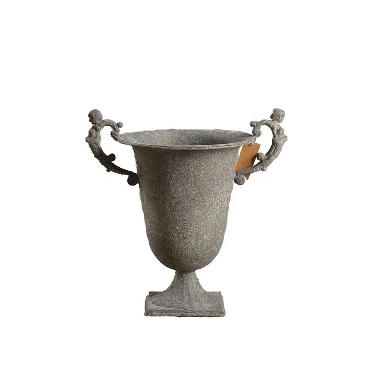 Mayco Hot Sale Antique Metal Garden Decor Flower Urn Planters Pot