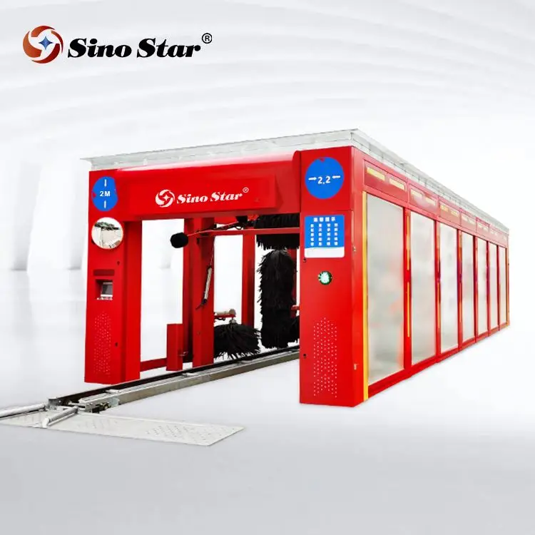 7 /9/11/14 кисти! Автоматическая мающая машина тоннель с пеной/Шампунь функция