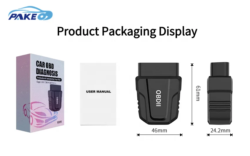 Diagnostic Detector Supports OBDII 9 compliant models V011 Bluetooth wifi version 2.2 Smartphone UniversalELM327 PIC18F25K80