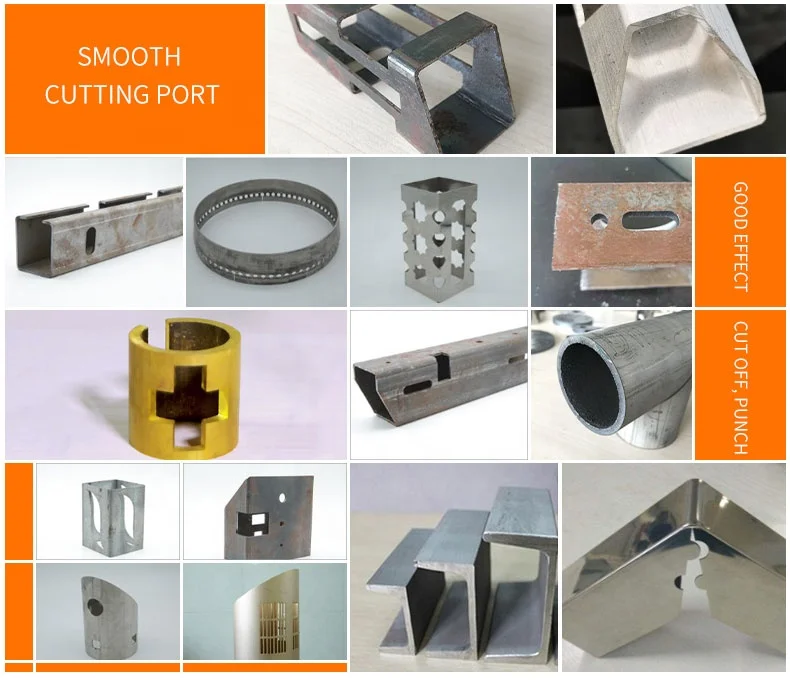 Intelligent Metal Bevel Pipe Laser Cutting Machine 3d Five-Axis Processing 1kw 3000w 3 Chuck Bevel Laser Pipe Cutter Manufacture