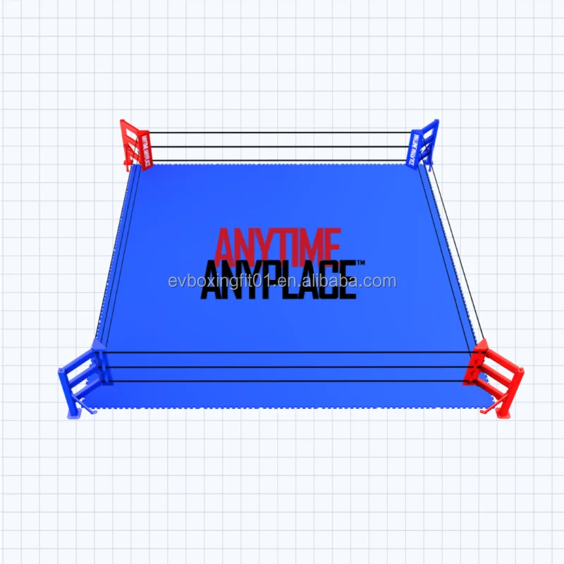 Угловые накладки и накладки для боксерского кольца от производителя, напольные аксессуары из Китая, настраиваемая стальная платформа с тяжелым логотипом, цвет пола