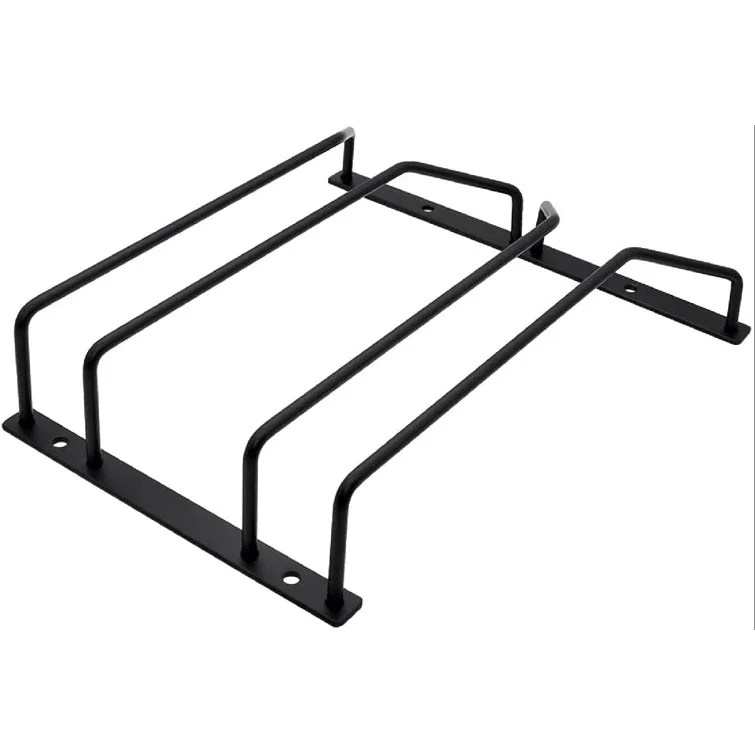 MingHou Wine glass rack wine bottles holder black wine bottles display