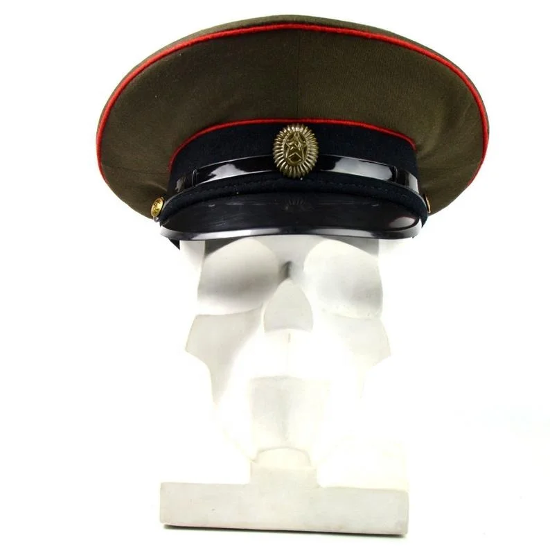 
Original Russian Military Visor Army Officer Tank Division Peaked Hat 