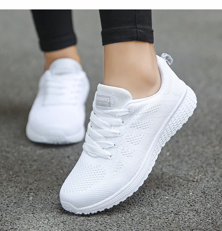 Hot Sale Spring Summer Solid Women Flat Sports Run Outdoor Yoga Wear Shoes Casual Lady Single Inside Sport Shoes Flat Heel 2024