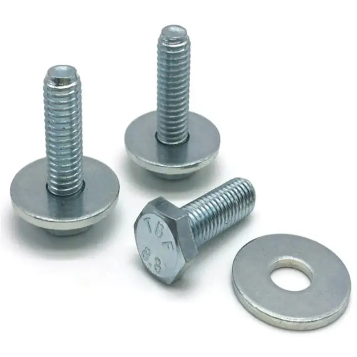 DIN933 Semscrew Hex Bolt and Nuts SS304 SS316 A4-80 M3 M4 M6 M8 M10 M12 M16 M18 M20 M22 M24 din931Stainless Steel OEM ODM Plain
