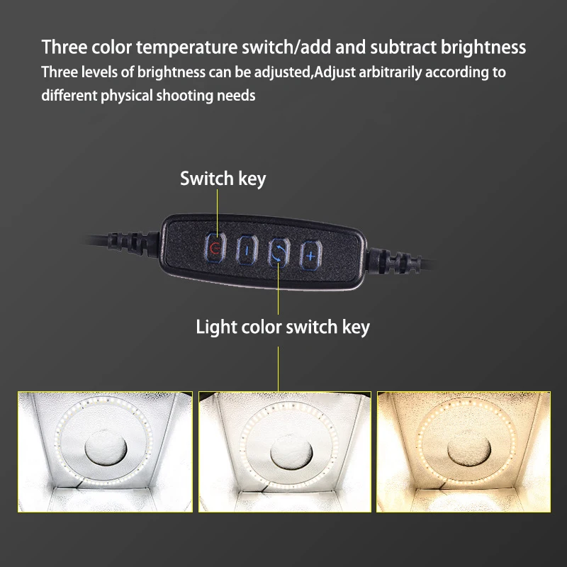 30CM Photo Light Box Quick Install Foldable Portable Studio Kit with Soft Light Cloth Professional Photography Equipment