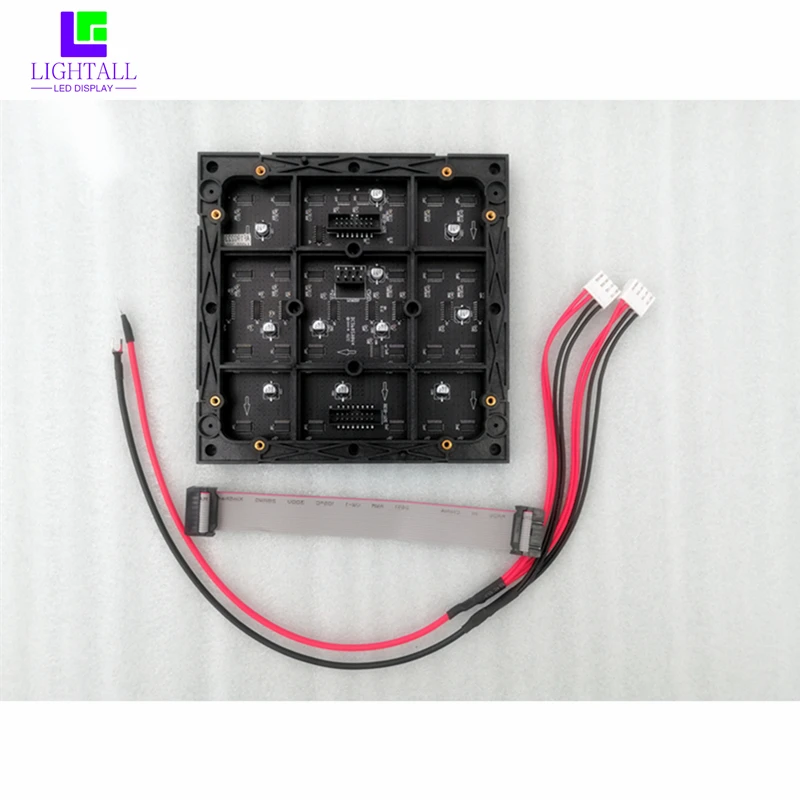 P6 Outdoor LED Module Full Color 3IN1 192x192mm 32x32 dots 1/8 Scanning  Matrix Panel Waterproof   LED Screen Module