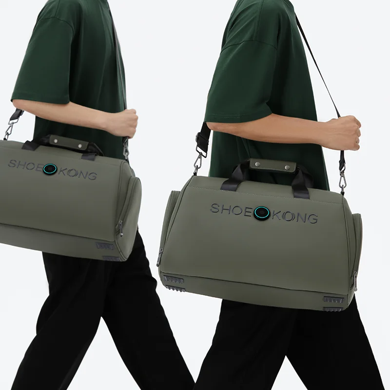 Tohugs Unisex Bicycle Motorcycle Travel fashion Outdoor Sports Dry Wet Separation Waterproof PU Zipper shoes bag Sterilization