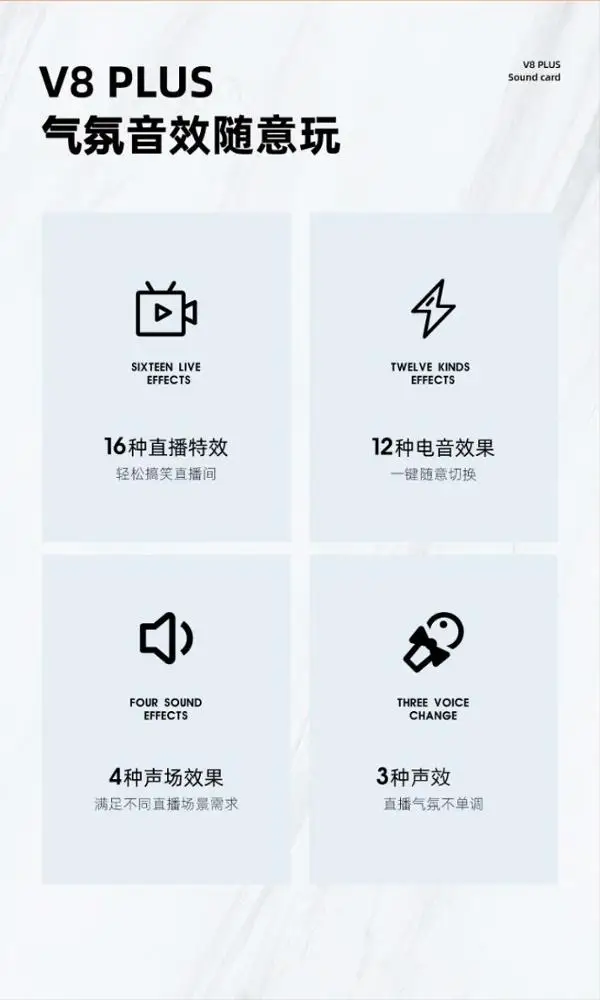 
High Quality Pc Tube Facebook Recording Video Sound Card Karaoke 