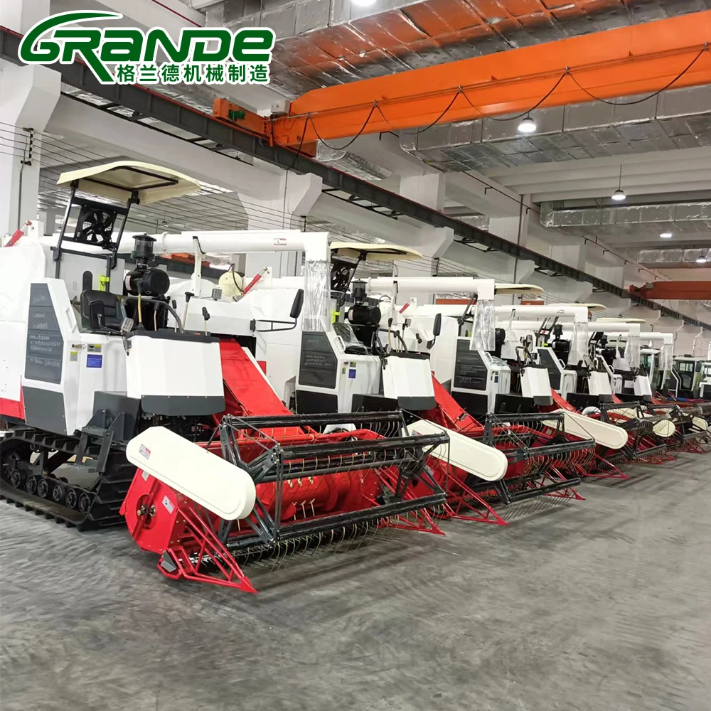 farm machinery similar world rice combine harvester 4LZ-6.0P wheat cutting machine for Ghana market