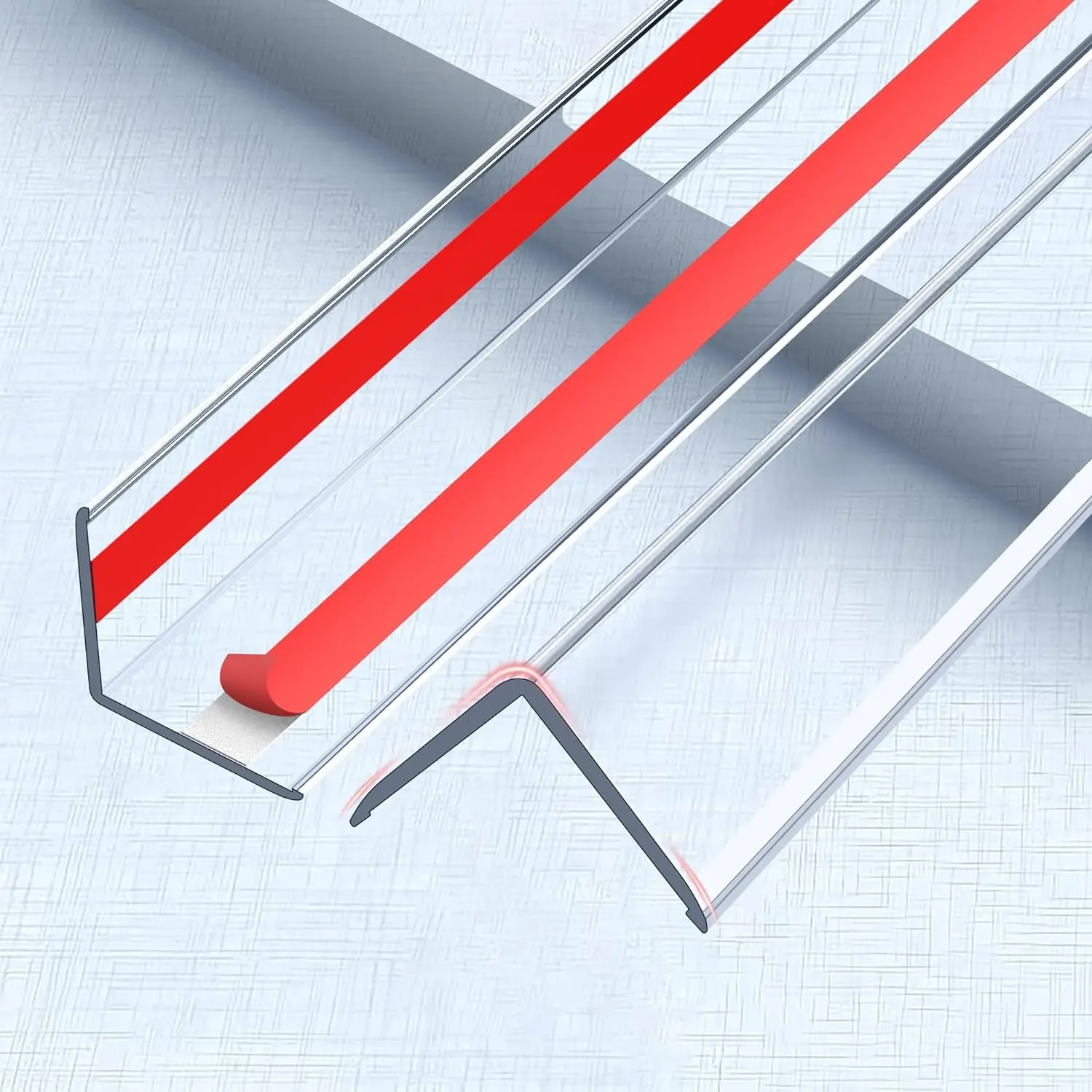 Clear Self-Adhesive Wall Corner Protectors Guards & Edge Protector for Baby Furniture Door Tables Sharp Furniture Easy to Instal