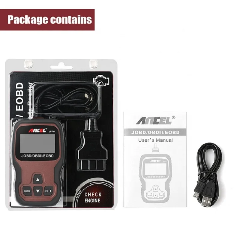 Hot Sale Ancel JP700 JOBD OBD2 Scanner Car Automotive Diagnostic Tool for Most Cars Scanner Tool