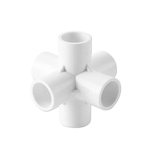 Pipe connectors 6-Ways Plastic Water Pipe Coupler 20/25/32/40/50mm PVC Pipe Connector Fittings For Water Tube