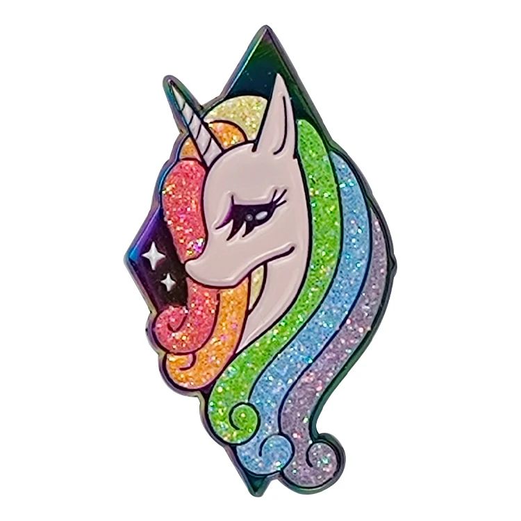 high quality cheap metal studio ghibli diamond horror joke tarot enamel pin