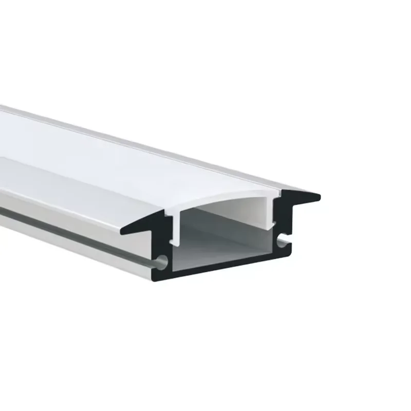 24.7*7.6MM Ceiling Wall Linear Lamp Embedded Alu Profil Extrusion Channel Frame Recessed Aluminum Profile for LED Strip Light