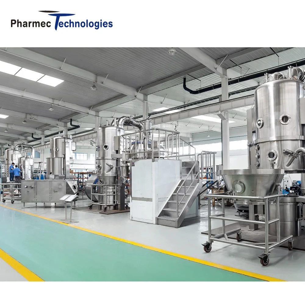 Tablet Granulator Pharmaceuticals Granulation Machine Fluid Bed Dryer Granulator