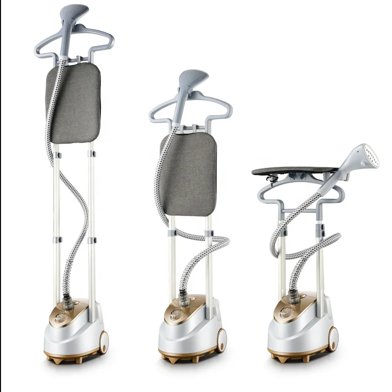 Most Popular Annular  1800W vertical Garment Steamer  10 holes steam ironing machine 1.6L cloth iron