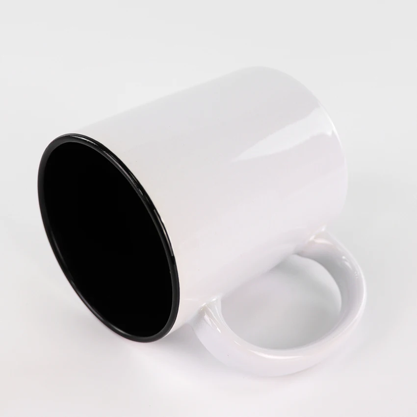 11oz Ceramic Sublimation Inner Color Coffee Mugs with Coating