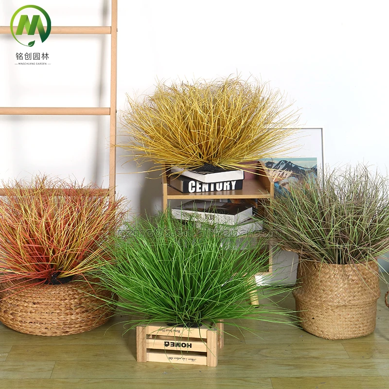 Hot Sales holographic artificial flower onion grass colors plant artificial green plants small bonsai from china wholesale