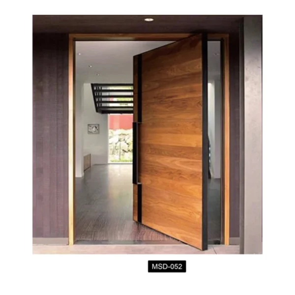 Factory direct high quality American style solid wood entry door