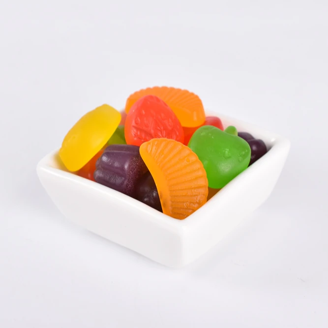 fruit/animal/bears/worms shape chewing bulk candy gummies