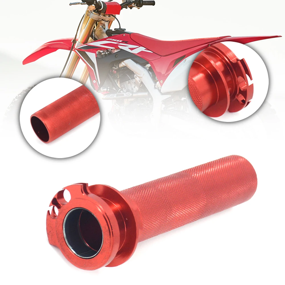 High Quality Easy To Install Motor Anodised Twister Throttle Tube For Honda CRF250R/X CRF450R/X 2004 CRF450RX 2017