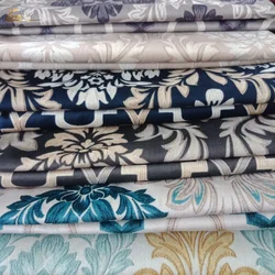 Geometric Printing Crushed velvet for sofa curtain