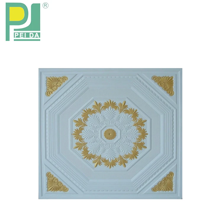 Beautiful Flower Designs Glass Plaster Of Paris Ceiling New
