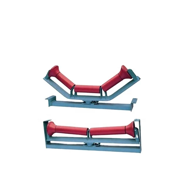 belt conveyor side guide roller Idler Troughing Steel carrier roller for crashing plant coal mining belt conveyor