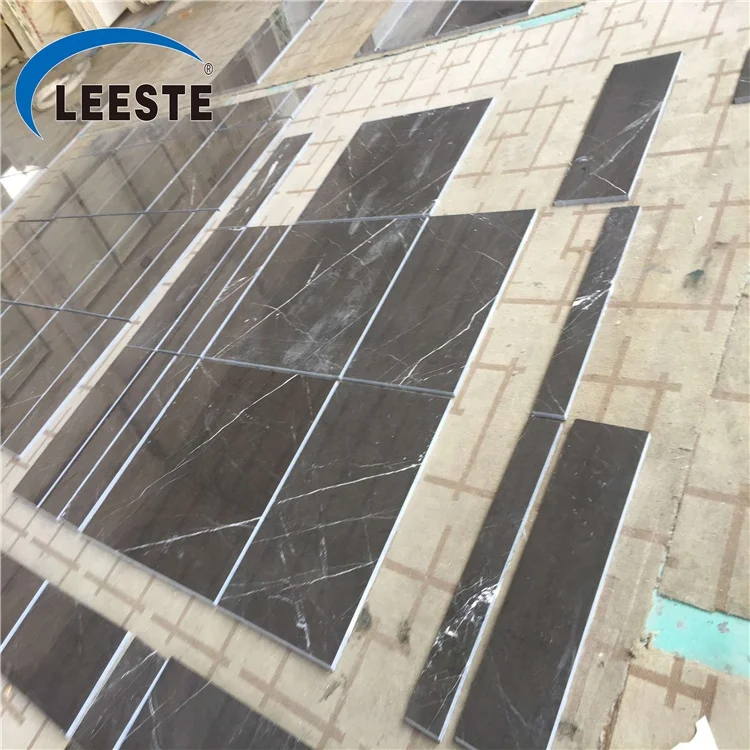 Hot sell Pietra gray grigio armani grey color marble tile wall panel black white vein dark grey polished marble stone slab