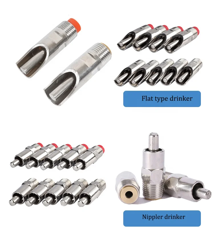Stainless Steel Pig Drinking Nipple Drinkers Piglet Nipple Water Drinker