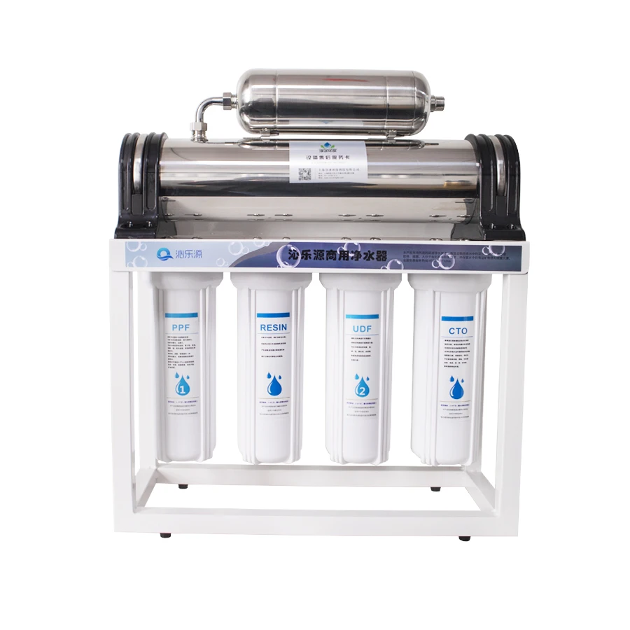 Portable 6-Stage UF Ultrafiltration Water Purifier Manual Wall-Mounted for Household RV Outdoor Use